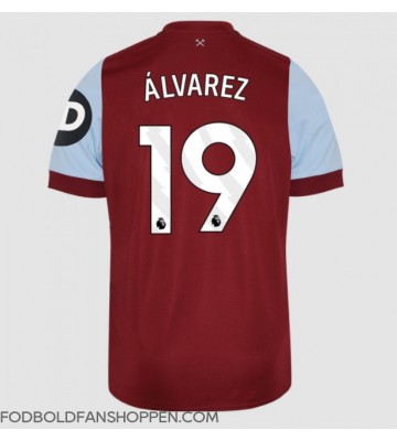 West Ham United Edson Alvarez #19 Hjemmebanetrøje 2023-24 Kortærmet